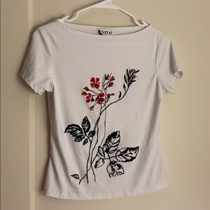 2 for $15 One wrapper white short sleeve size: L